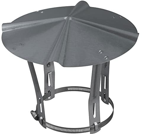Chapeau inox chinois de toiture 80 à 111 mm