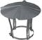Chapeau inox chinois de toiture 80 à 111 mm