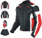 A-pro Moto CE Protezioni Textile Giacca Manica Smontabile Gilet Termico Rosso XXL