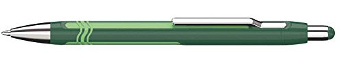Schneider Epsilon Druckkugelschreiber (Strichstärke XB, Schreibfarbe: blau, dokumentenechte Mine) grün-hellgrün