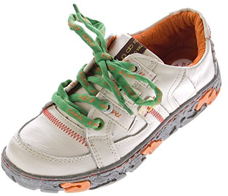 TMA Comfort Damen Leder Schuhe Schnürer 4181 Sneakers Weiß Turnschuhe Halbschuhe Gr. 39