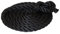 Tauwerk 10mm - Farbe: schwarz 3-litzig gedreht Leine Schnur Festmacher Rope Tau Seil Allzweckseil Reepschnur Lirolen-Tauwerk PP-Multifil, 3-schäftig gedreht (Länge 20mtr.)