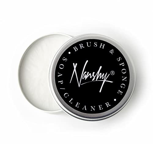 Nanshy Reinigungsseife für Make-up-Pinsel und Schwamm, Tiefenreiniger, organisch, natürlich, vegan