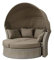 Liegeinsel Miami Grey Cane Strandliege Sonnenliege Sunlounger Gartenliege Liege Polyrattan