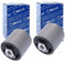 2x Original MEYLER Querlenkerlager Hydrolager Querlenkerbuchse Lager Buchse Querlenker Gummilager Gummimetalllager Achsschenkel Dreieckslenker verstärkt Vorderachse links rechts vorne