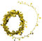 Oblique Unique® Folien Girlande Stern Lametta Glitzer Draht 7,5m Hängedeko Tischdeko Geburtstag Jubiläum JGA Hochzeit Weihnachten Silvester Party Karneval Fasching Deko - wählbar (Gold)