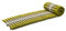 Leewadee Faltbare Bodenmatratze - Japanischer Rollbarer Futon - Tatami Faltmatte - Gästebett - Camping Matratze - Thai Massage Matte, Kapok Füllung, 190 x 50 cm, Grün