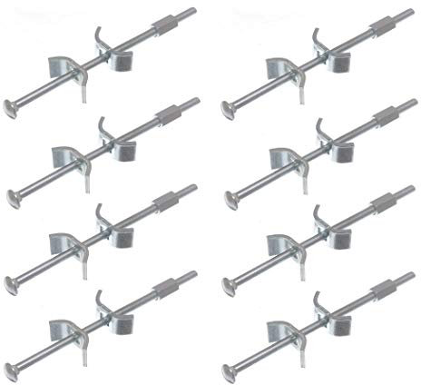 TERF® 8 Pcs Heavy Duty Worktop Connector Bolts M6 X 150mm Kitchen Furniture Connector Clamps Butterfly Bolt For Jointing Fixing and Clamping