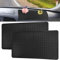 VCRANONR 2 Stücke Antirutschmatte Auto Armaturenbrett Klebematte Anti Rutsch Pad Auto Klein Cockpit Antirutschmatte Schwarz rutschfeste Autoablage mit Gut Adsorption für KFZ Handy Schlüssel PKW