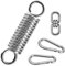 Awroutdoor Hängesessel Schwingfeder, Schwingfeder Stahlfeder 360° Swivel Haken mit 2 Karabiners, Hängesessel Aufhängung bis 250 kg für Hängestuhl, Boxsack Halterung, Hammock, Yoga