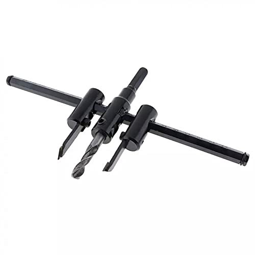 Fresa Circolare Regolabile 30 mm-300mm, Sega a Tazza Regolabile, Punta Trapano per Foro Regolabile Circolare per cartongesso Compensato Laminati, Lavorazione del Legno