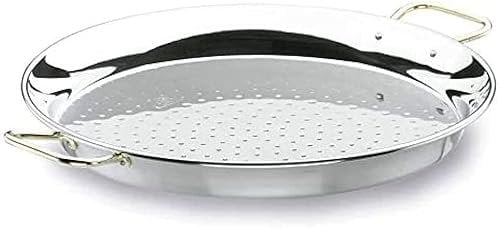 Suinga Paellera Clásica Valenciana Inoxidable (50 cm - 14 Raciones)
