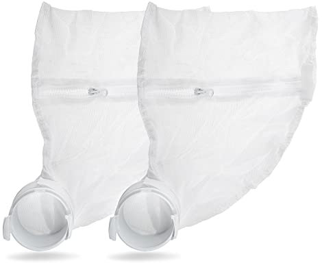 TEENGSE 360 & 380 Pooltasche, kompatibel mit Polaris Poolreiniger, 2 Allzweck-Filterbeutel mit Reißverschluss, strapazierfähiges Nylon-Netz, Schwimmbad-Staubsauger-Ersatzteile, effektive Reinigung
