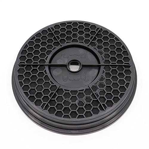 JCSPARES® - Filtro a carboni attivi rotondo antiodore diametro 21 Cm per cappa aspirante da cucina compatibile con Faber, Franke, Nautius, TCH04-741