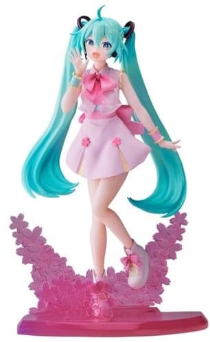 SEGA Goods Hatsune Miku - Sakura Miku Omutatsu Vers. - Statuette Luminasta 21cm