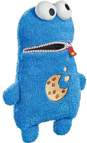 Schmidt Spiele Sesame Street Cookie Monster arti,Schmidt 42548 Sorgenfresser, Krümelmonster aus der Sesamstrasse, Plüschfigur, 30 cm, Single, normal, Blau