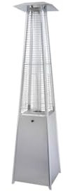 Flamme gaz FAVEX - Chauffage extérieur - Gaz Propane - Housse de protection - L 50 x P 50 x H 227 cm - Gris