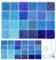 PH PandaHall 24000 Stück Glas Perlen Zum Auffädeln, 12/0 Bastelperlen Blau Serie 2 mm 24 Farben Ozean Meer Kleine Pony-Perlen Mini-Abstandsperlen Für Die Herstellung Von Armbändern