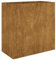 vidaXL Fioriera 80x40x80 cm in Acciaio Corten