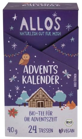 Allos Adventskalender, 24 Teebeutel, 40g (2)
