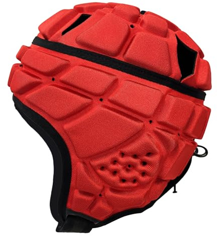 Casque de rugby rembourré avec drapeau souple pour garçon, enfant, adulte