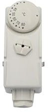 Industrial Plumbing and Fixtures Cylinder/Pipe Thermostat, Temperature Regulator with Easy-Read Gauges