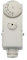 Industrial Plumbing and Fixtures Cylinder/Pipe Thermostat, Temperature Regulator with Easy-Read Gauges