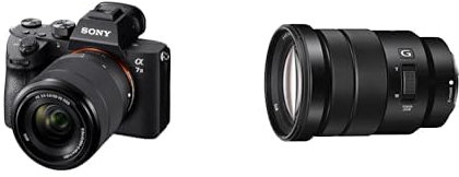 Sony Alpha 7M3K - Kit Fotocamera Digitale Mirrorless con Obiettivo Intercambiabile SEL 28-70mm + Sony SELP-18105G - Obiettivo con PowerZoom 18-105mm F4