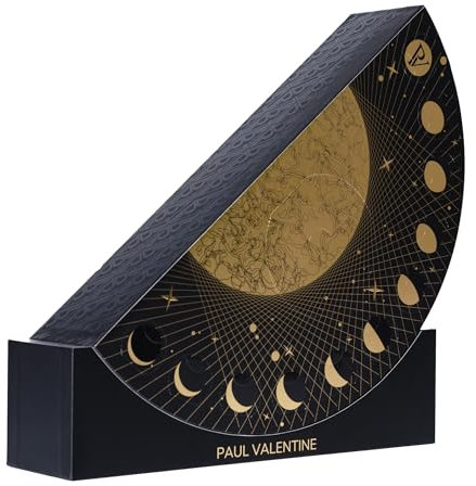 PAUL VALENTINE - MOON Geschenkbox 2025 für Frauen mit 11 tollen Überraschungen - Geschenkset mit silberfarbenem Edelstahlschmuck für Damen im Wert von 599 Euro – Hochwertig & für jeden Anlass