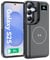 NEWDERY pour Samsung Galaxy S25 Coque Batterie 6.2, 8000 mAh Batterie Externe Portable avec Affichage LED, Chargeur Qi sans Fil et Charge Rapide USB-C 20 W, Synchronisation des Données Prise Charge