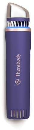 Therabody TheraFace Depuffing Wand – Cold and Heat Skincare Treatment to Depuff and Glow; Beauty Wand, Face Roller and Eye Massager for Eye Puffiness, Dark Circles and Skin Radiance (Indigo)