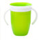 Elio & Lili's World Miracle 360 Sippy Cup Bébé | Biberon Libre Flux pour Tout-Petits | Tasse Entraîneur | Sans BPA | Sans Déversement | 240 ml | 6 Mois+ | Vert bleu
