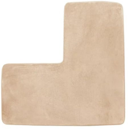 Generico Tapis de salle de bain, antidérapant, en forme de L, pratique, tapis de douche d'angle, convient pour salle de bain, salon, cuisine et autres scènes