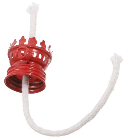 Zerodeko Ersatzbrenner für Petroleumlampe Rotes Kerosinlampen Zubehör Kompatibel mit Verschiedenen Öllampen Einfache Installation Variable Helligkeit für Camping und Notfälle