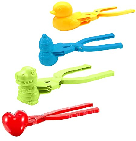 Generisch Schnee Schneeball Maker Clip Maker Shaped Sand Tool Winter Kinder Outdoor-Set (D, One Size)
