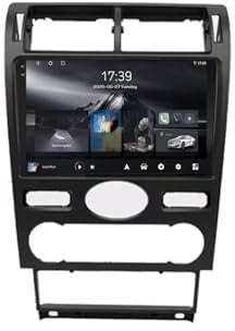 Android 15 2 DIN Pantalla Táctil Radio 9 para Ford Mondeo MK 3 2000-2007 Radio Coche con GPS BT WiFi Carplay Cámara Trasera Multimedia Pantalla(YA2 3+32G)