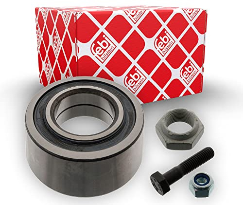 febi bilstein 03623 Radlagersatz mit Befestigungsschraube, Achsmutter und | Kompatibel mit: AUDI 100 C3 Avant, 100 C3 Stufenheck, 200 C3 Avant, 200 C3 Stufenheck, QUATTRO