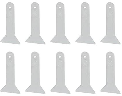 Herb Grinder Pollen Scrapers - 10 Pack (Clear)