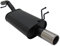 Novus Sportauspuff Endschalldämpfer Gruppe N A5401E76 mit Endrohr 1 x 76mm