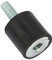 4 Stück Gummilager Schwingungsdämpfende Anti Vibration Silentblock Gummi-Isolatorhalterungen mit Bolzen Stoßdämpfer M3/M5/M6 Gummihalterungen für Autobootspulen(VD15*15 M5*12)