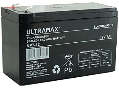 Panasonic LCR12V65 12V 7Ah Sealed Lead Acid Replacement ULTRAMAX Battery