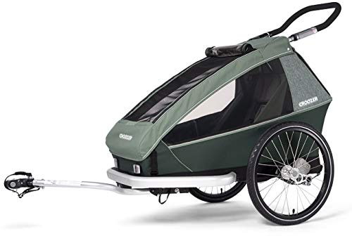 Croozer Kid Vaaya 1 Kinderanhänger Jungle Green 2020 Fahrradanhänger