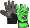 Puma ONE Handschuh, Black-Charcoal Grau-Grün Gecko, 4 D(M) US