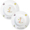 Kindergeschirr Tiere Speiseservice 2-tlg. Suppenteller und Speiseteller Giraffe Kinder Service Set aus Porzellan personalisierbar mit Wunschname Name Kindergeschirr mit Namen personalisiert