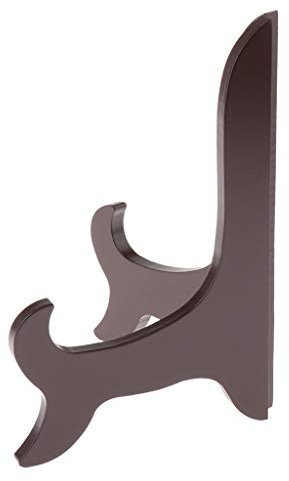 Perfeclan Tellerhalter Telleraufhänger Holz Tellerspirale Plattenhalter Wand Tellerständer für Teller - 17,8 cm