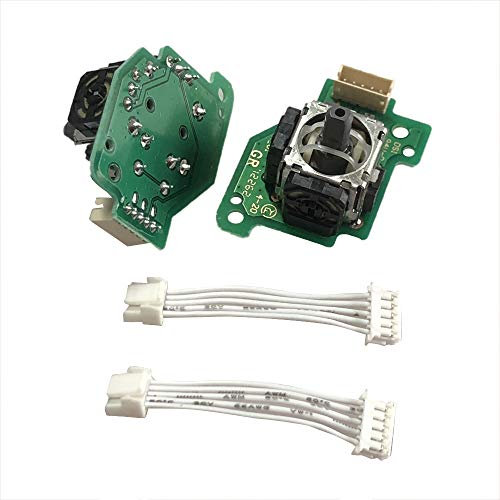 GinTai - Controller analogico Joystick sinistro e destro con cavo di ricambio per Nintendo Wii U Gamepad