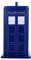 Cabilock 1 Pc Tin Box Holiday Cookie Tins Chocolate Storage Jar Telephone Piggy Bank Telephone Booth Decor Christmas Cookie Jar Xmas Birthday Decoration for Girl Empty Can Snack Tinplate