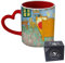 My Custom Style Tazza Cuore Manico Rosso#Arte-Camera, Van Gogh#325ml