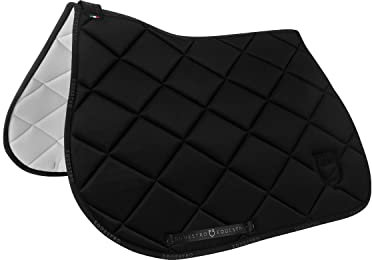 Equestro Tapis de selle modèle GP avec logo complet, fuchsia