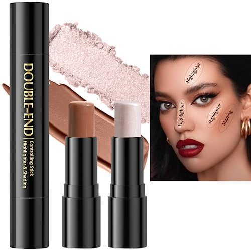 Kontur Stift Gesicht - Conturingstift & Bronzer: Concealer Contouring Wand in Einem, Make-Up (#2)